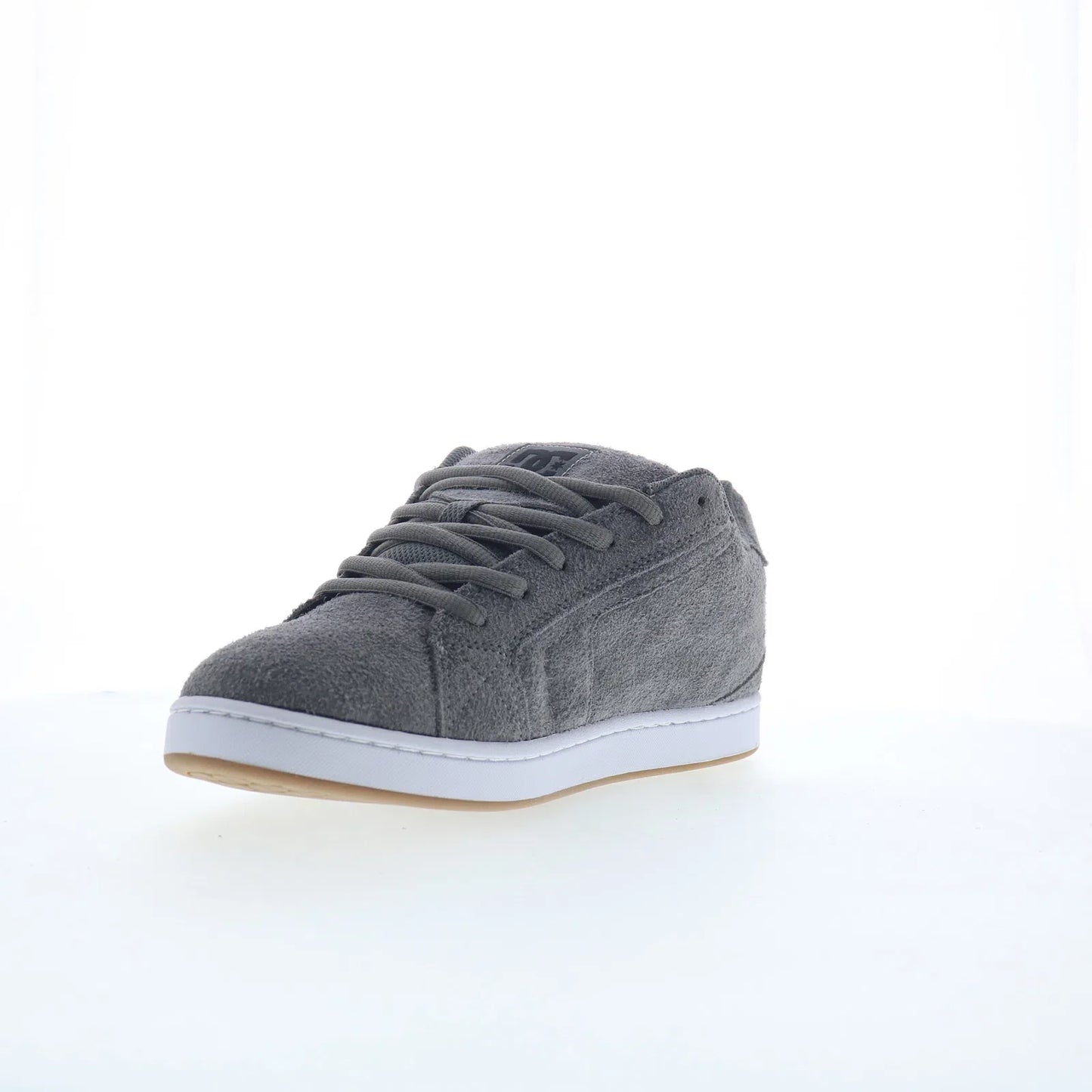 DC Net SE DC03260025-GRYBLK Mens Gray Suede Skate Inspired Sneakers Shoes