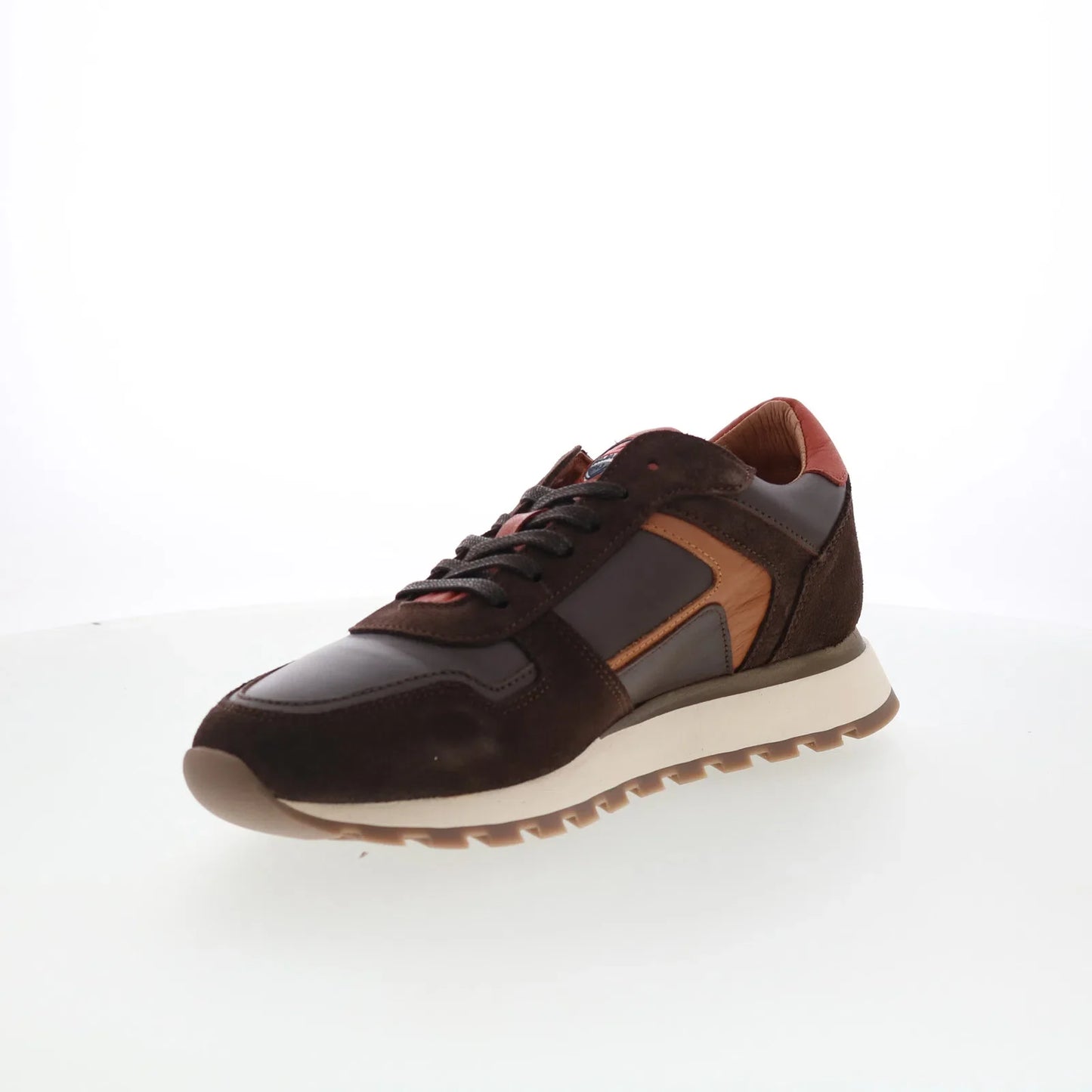 Pajar Nivio PDPAS00557.01 Mens Brown Leather Lifestyle Sneakers Shoes