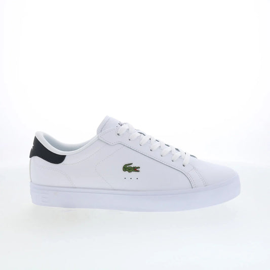 Lacoste Powercourt GRPH 126 1 SMA Mens White Lifestyle Sneakers Shoes