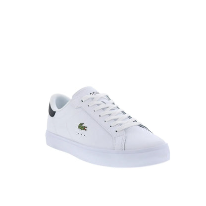 Lacoste Powercourt GRPH 126 1 SMA Mens White Lifestyle Sneakers Shoes