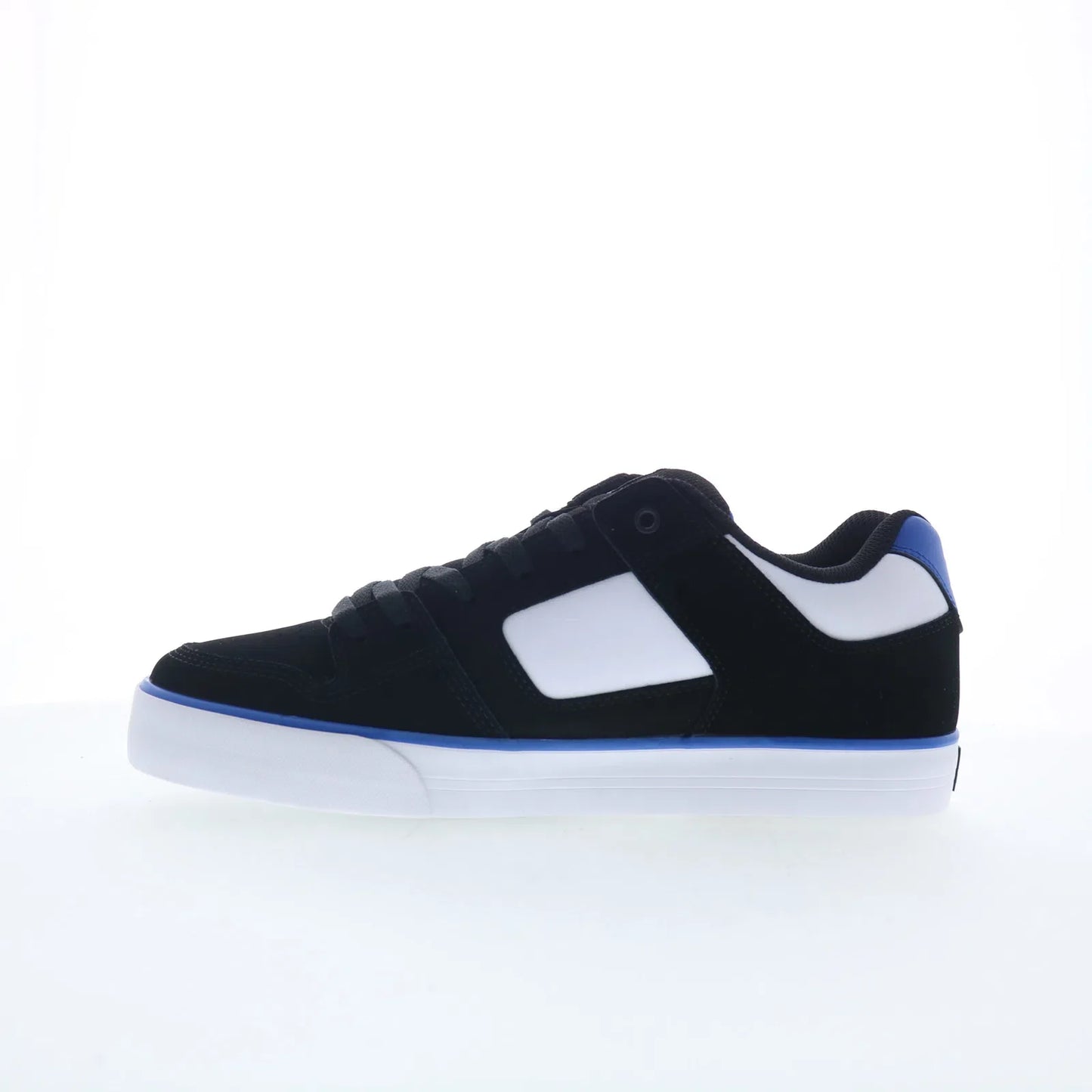DC Pure DC01782005-BKBLWH Mens Black Nubuck Skate Inspired Sneakers Shoes