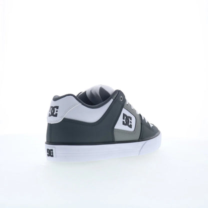 DC Pure DC01782027-GYLGWH Mens Gray Leather Skate Inspired Sneakers Shoes