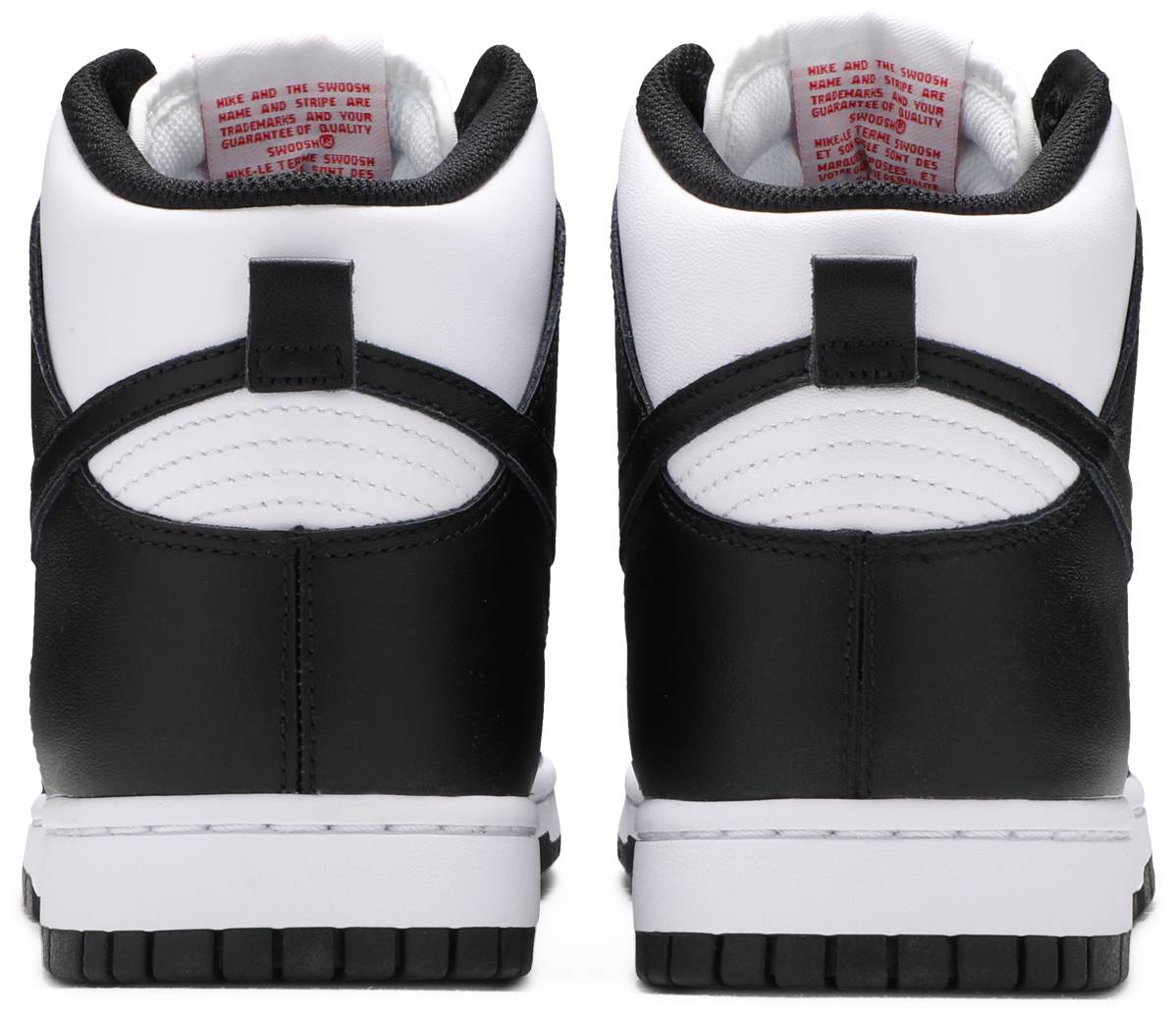 Nike Womens Dunk High Sneakers - 'Black White'