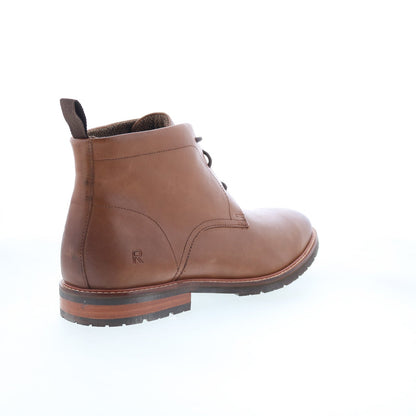 Rockport Caspe RMCASPE Mens Brown Leather Lace Up Chukkas Boots