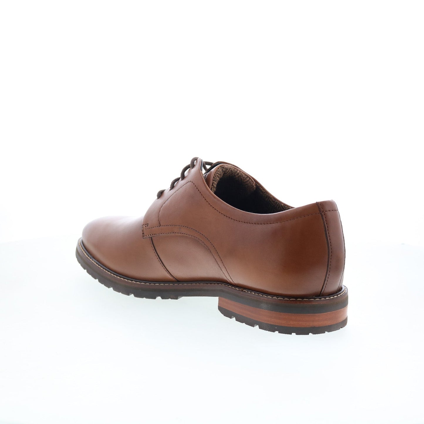 Rockport Cedric RMCEDRIC Mens Brown Wide Oxfords & Lace Ups Plain Toe Shoes