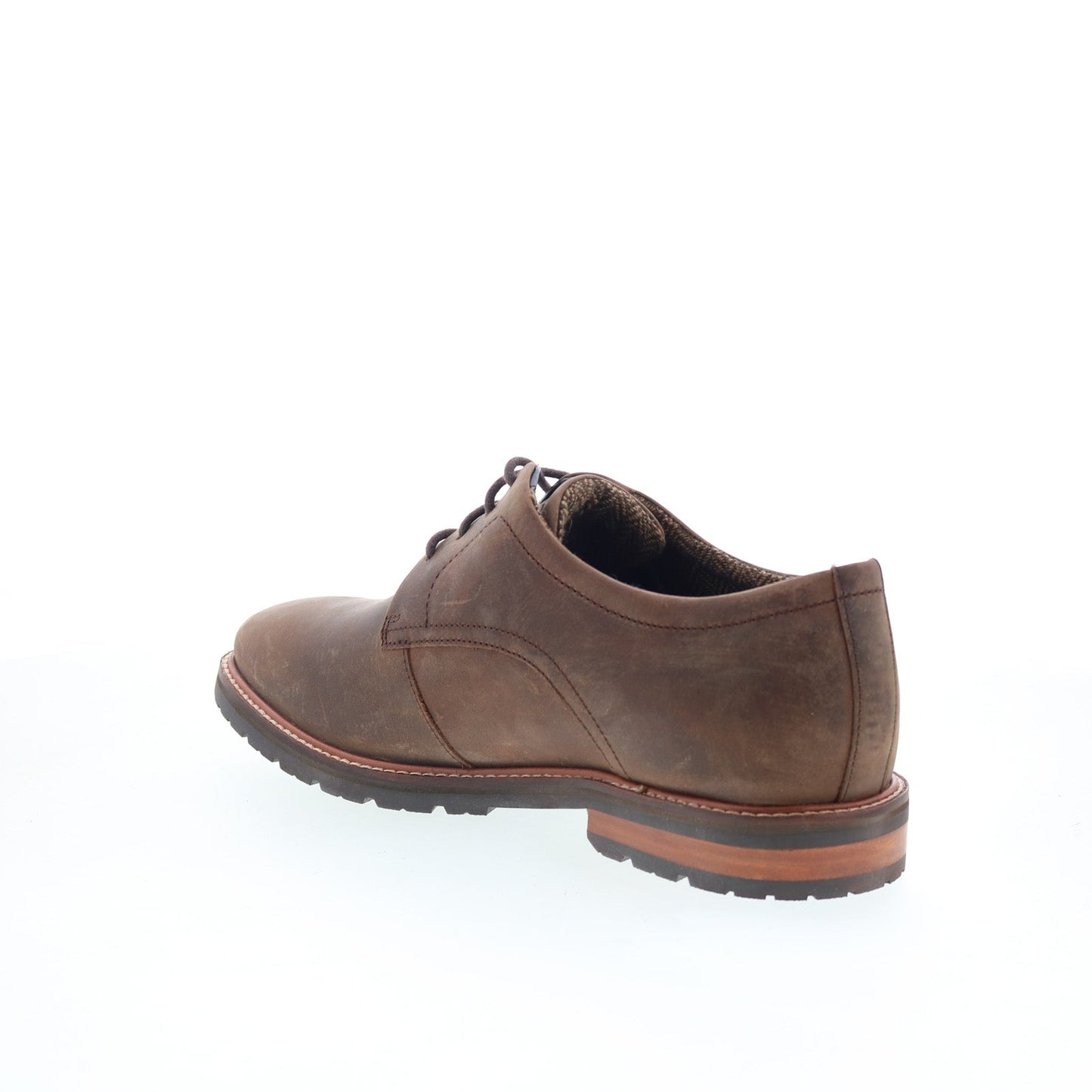 Rockport Cedric RMCEDRIC Mens Brown Wide Oxfords & Lace Ups Plain Toe Shoes