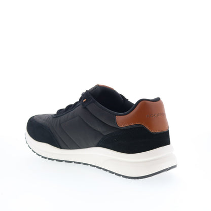Rockport DMX Brock RMDMXBROCK Mens Black Canvas Lifestyle Sneakers Shoes