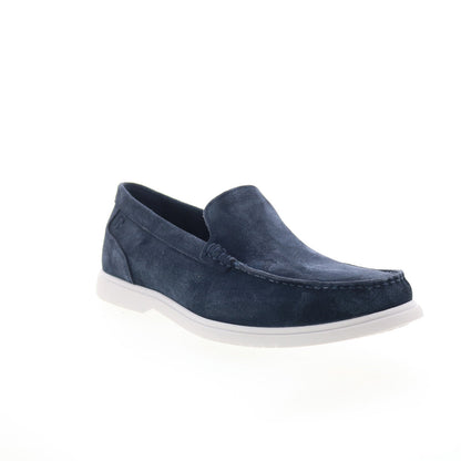 Rockport Jensen Mens Blue Suede Slip On Loafers & Slip Ons Casual Shoes