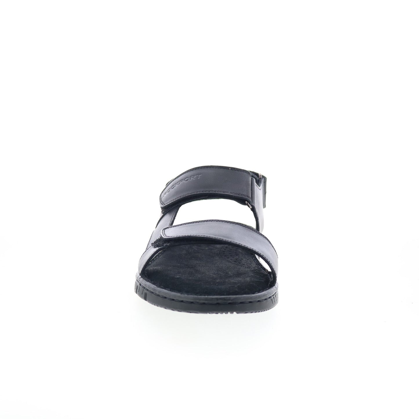 Rockport Jhett RMJHETT Mens Black Wide Leather Starp Sport Sandals Shoes