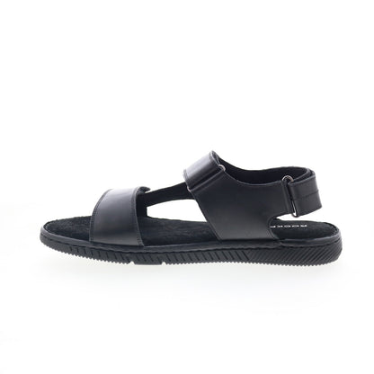 Rockport Jhett RMJHETT Mens Black Wide Leather Starp Sport Sandals Shoes