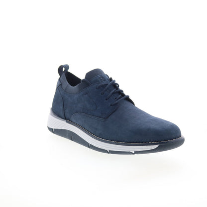 Rockport Lukah 2 RMLUKAH2 Mens Blue Wide Suede Lifestyle Sneakers Shoes