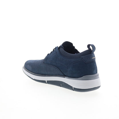 Rockport Lukah 2 RMLUKAH2 Mens Blue Wide Suede Lifestyle Sneakers Shoes