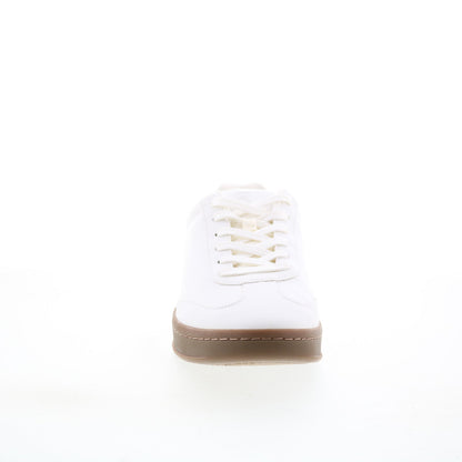 Rockport Nova Mens White Leather Lace Up Lifestyle Sneakers Shoes