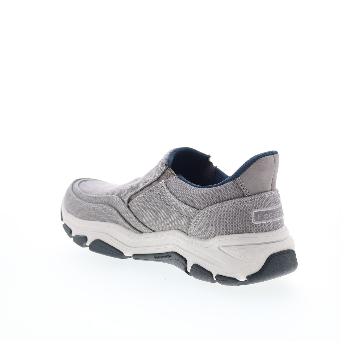 Rockport Reece 2 RMREECE2 Mens Gray Wide Canvas Lifestyle Sneakers Shoes