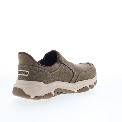 Rockport Reece 2 RMREECE2 Mens Brown Leather Lifestyle Sneakers Shoes
