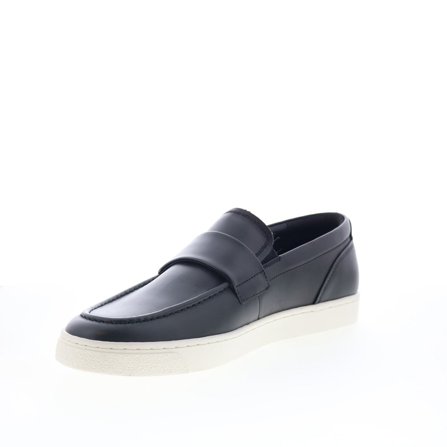 Rockport Reller RMRELLER Mens Black Wide Loafers & Slip Ons Casual Shoes
