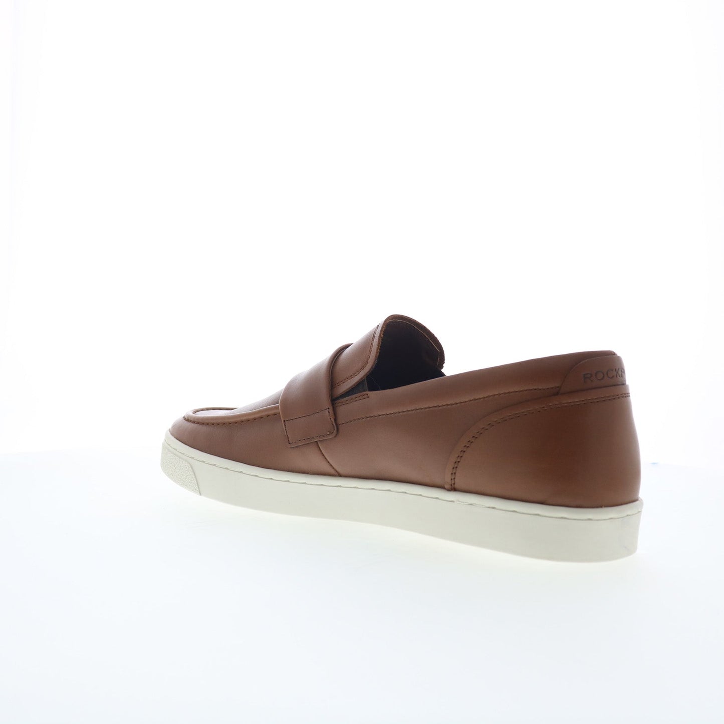Rockport Reller RMRELLER Mens Brown Loafers & Slip Ons Casual Shoes