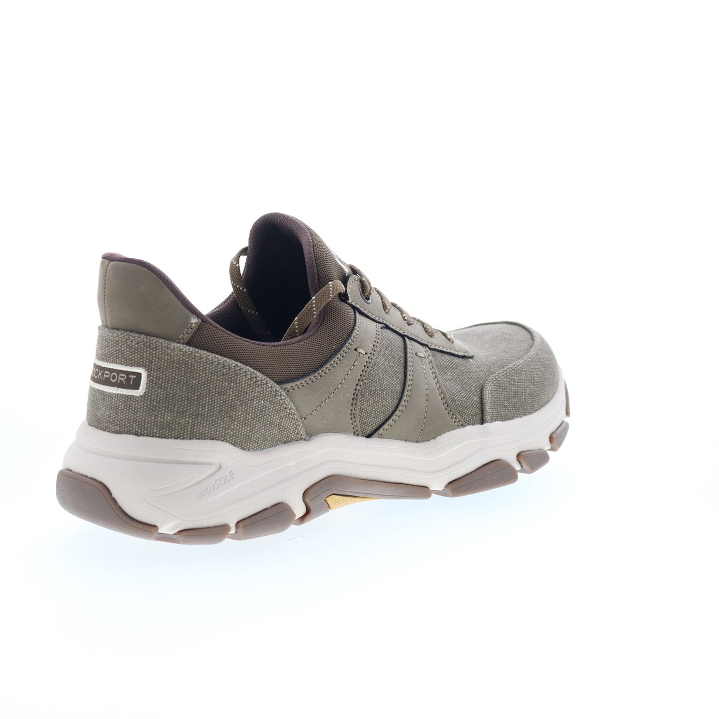 Rockport Rhett 2 RMRHETT2 Mens Brown Canvas Lifestyle Sneakers Shoes