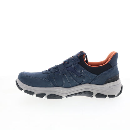 Rockport Rhett RMRHETT Mens Blue Wide Suede Lifestyle Sneakers Shoes