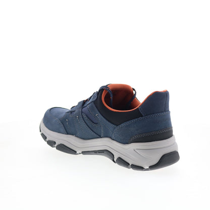 Rockport Rhett RMRHETT Mens Blue Wide Suede Lifestyle Sneakers Shoes