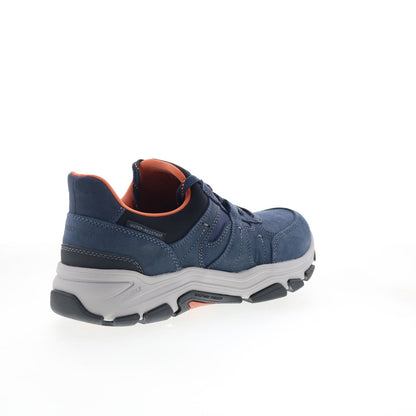 Rockport Rhett RMRHETT Mens Blue Wide Suede Lifestyle Sneakers Shoes