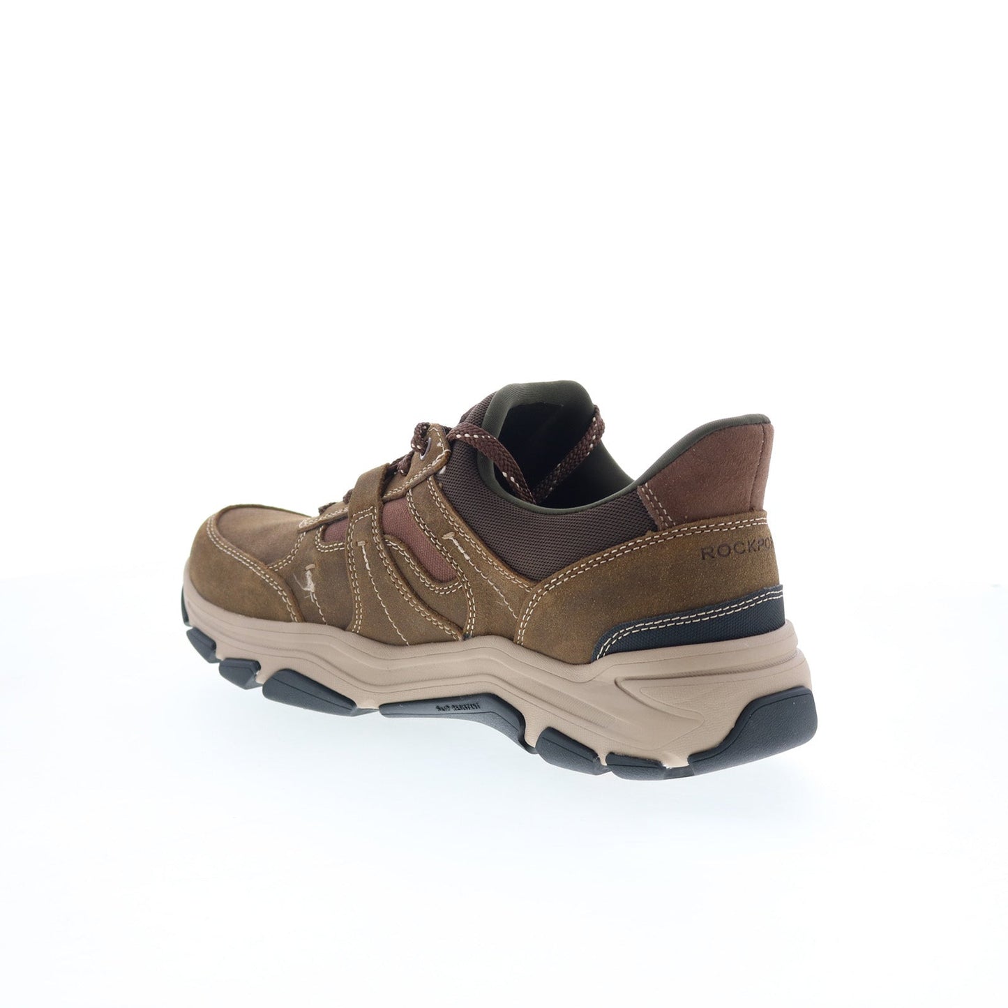 Rockport Rhett RMRHETT Mens Brown Extra Wide Lifestyle Sneakers Shoes