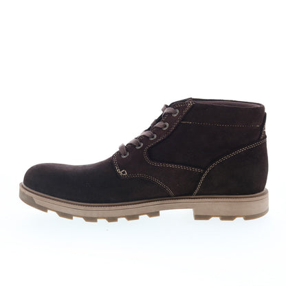Rockport Seamus RMSEAMUS Mens Brown Leather Lace Up Chukkas Boots