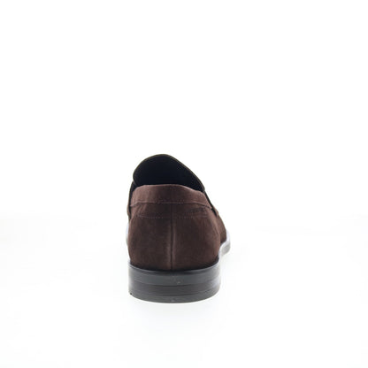 Rockport Sutton RMSUTTON Mens Brown Wide Loafers & Slip Ons Penny Shoes