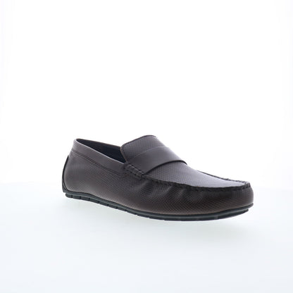 Rockport Tayo RMTAYO Mens Brown Wide Loafers & Slip Ons Moccasin Shoes