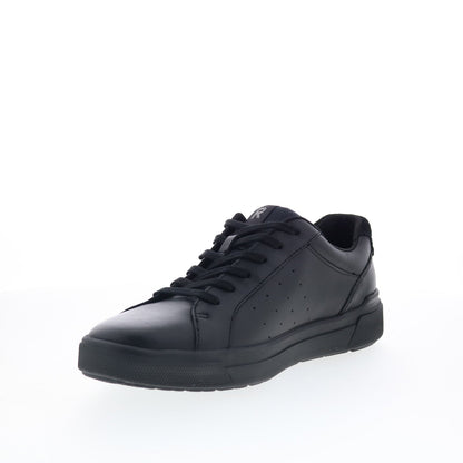 Rockport Total Motion Tarquin Mens Black Leather Lifestyle Sneakers Shoes