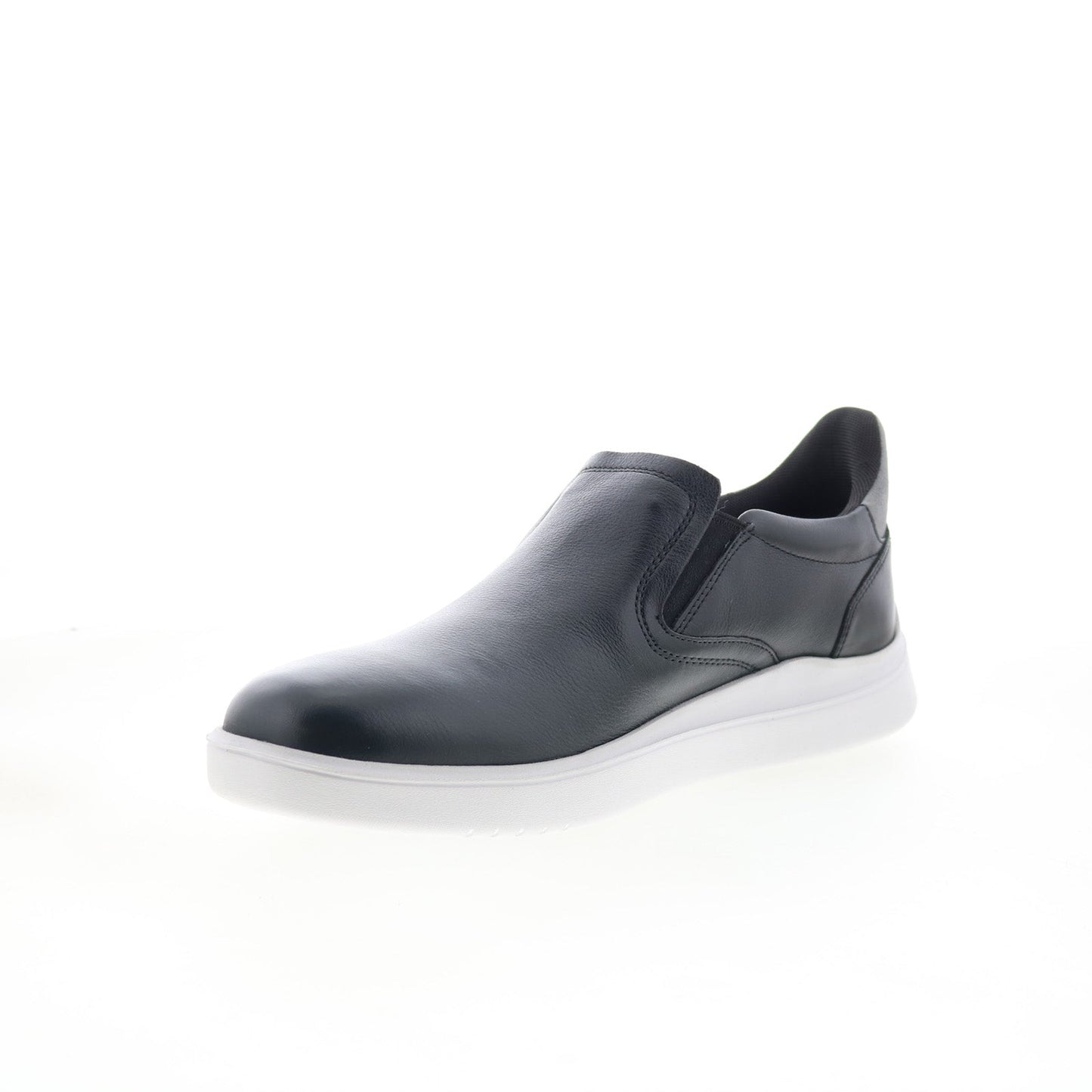 Rockport Tristens RMTRISTENS Mens Black Leather Lifestyle Sneakers Shoes