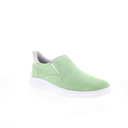 Rockport Tristens RMTRISTENS Mens Green Suede Lifestyle Sneakers Shoes