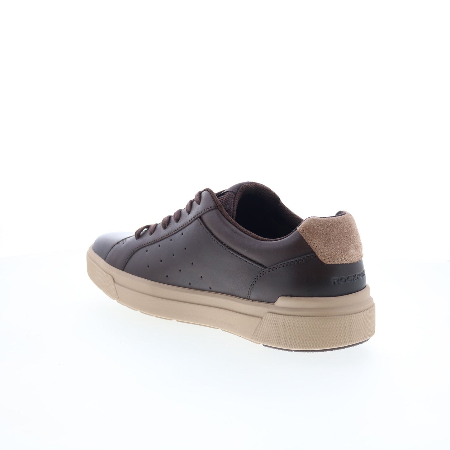 Rockport Total Motion Tarquin Mens Brown Leather Lifestyle Sneakers Shoes