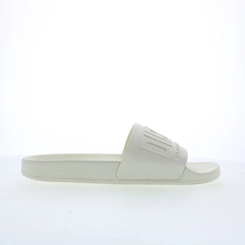 Diesel SA-Mayemi Y02499-P3859-T1015 Mens White Slides Sandals Shoes