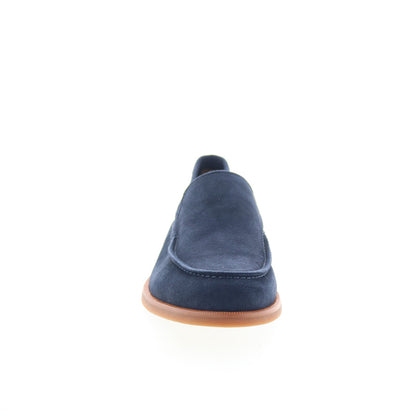 Di Bianco SC602 Mens Blue Suede Slip On Loafers & Slip Ons Casual Shoes