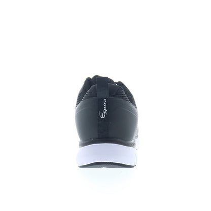 Spira Cloud Walker Mens Black Extra Wide Lifestyle Sneakers Shoes