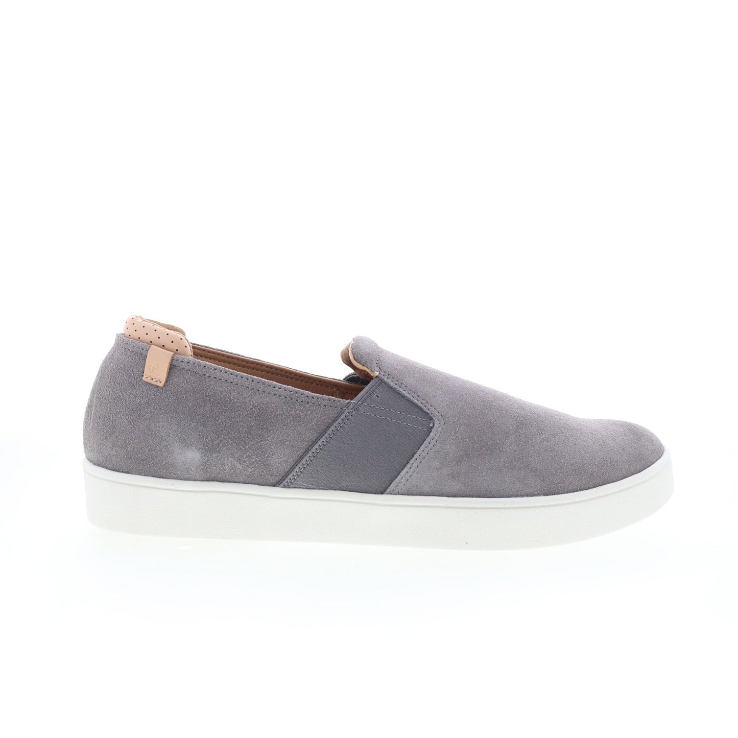 Spenco Backside Slip-On SP2004IRN Mens Gray Suede Lifestyle Sneakers Shoes