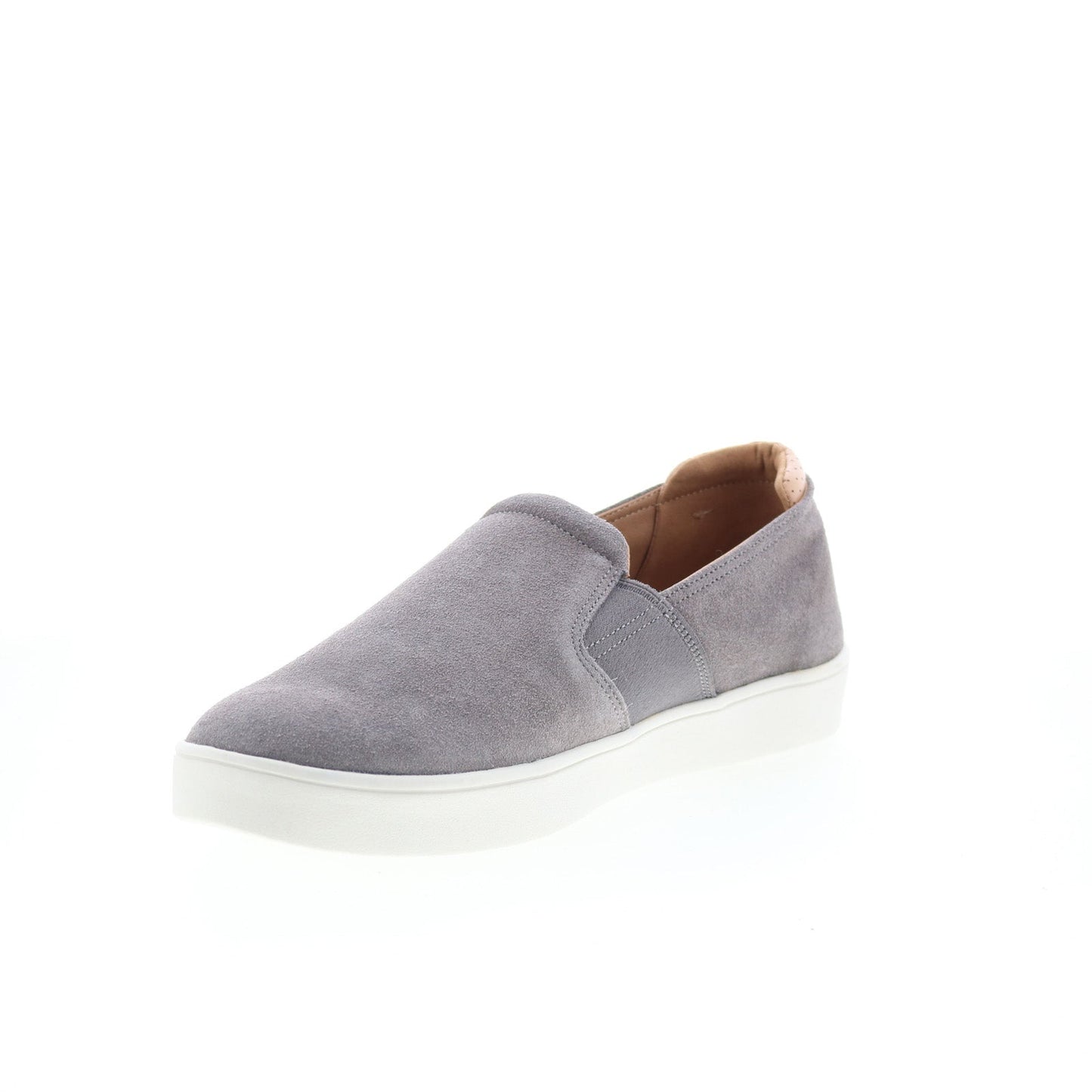 Spenco Backside Slip-On SP2004IRN Mens Gray Suede Lifestyle Sneakers Shoes