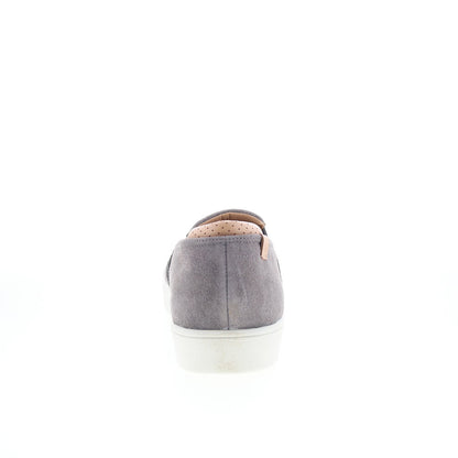 Spenco Backside Slip-On SP2004IRN Mens Gray Suede Lifestyle Sneakers Shoes