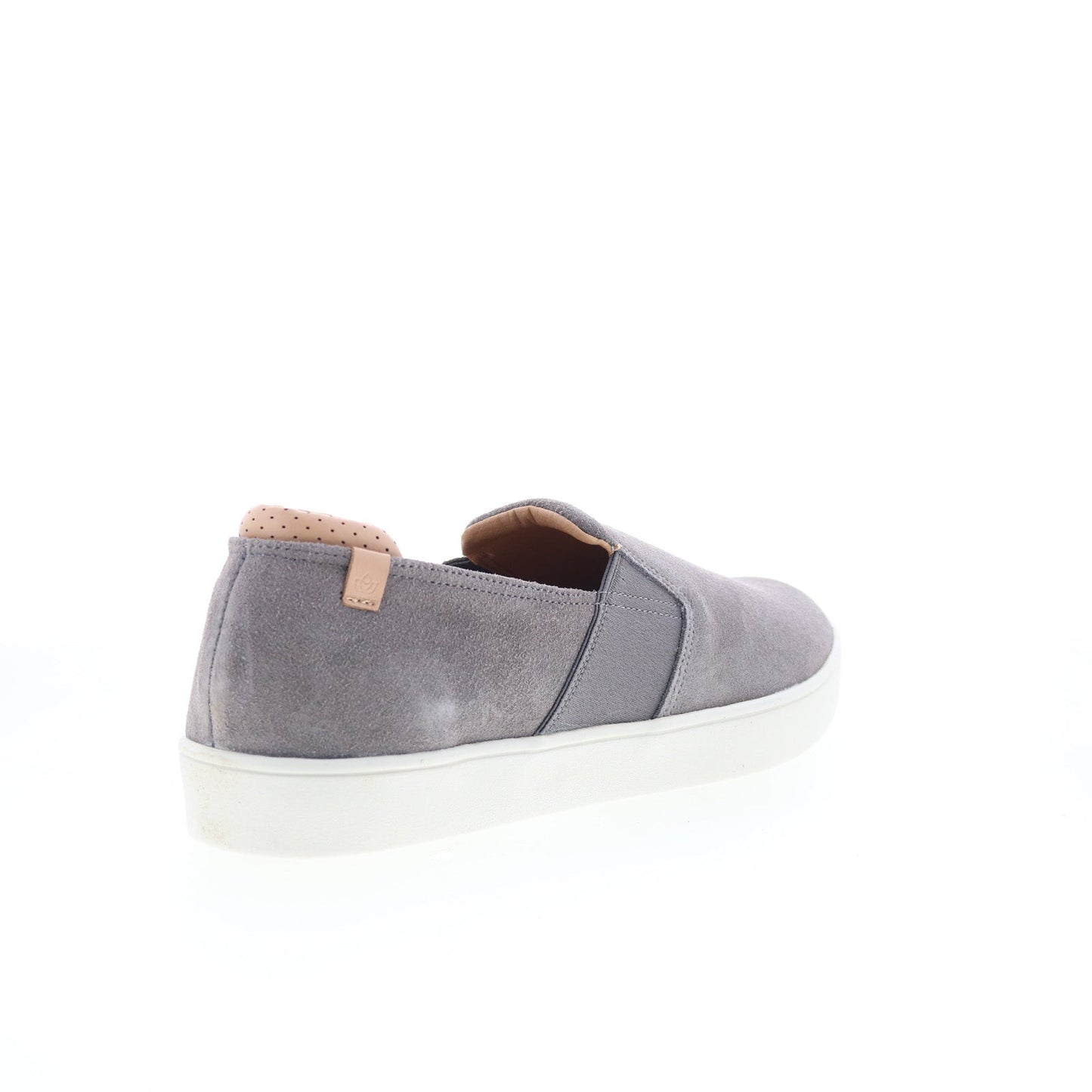Spenco Backside Slip-On SP2004IRN Mens Gray Suede Lifestyle Sneakers Shoes