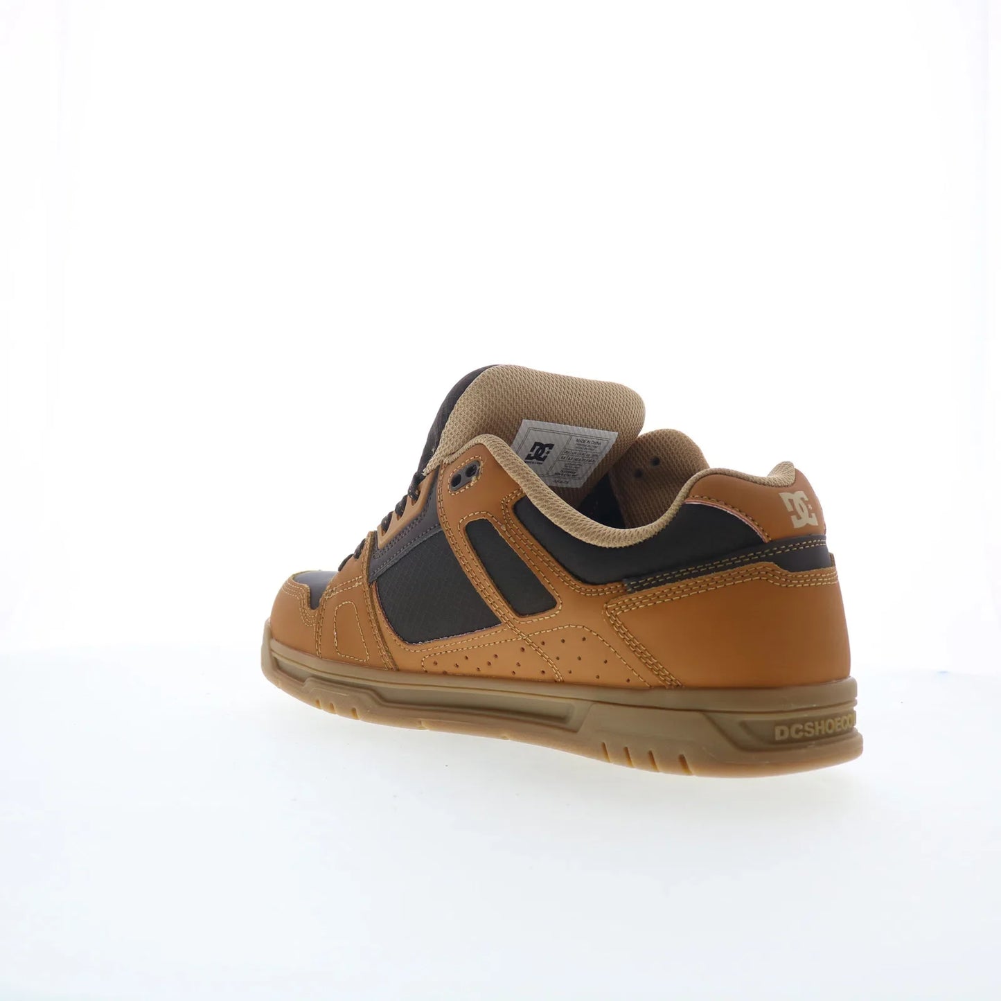 DC Stag WNT DC02399235-TANBRN Mens Brown Skate Inspired Sneakers Shoes