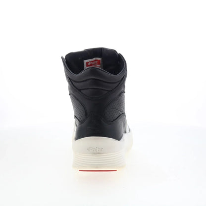 Pajar Tribeca 47088 Mens Black Leather Lace Up Lifestyle Sneakers Shoes