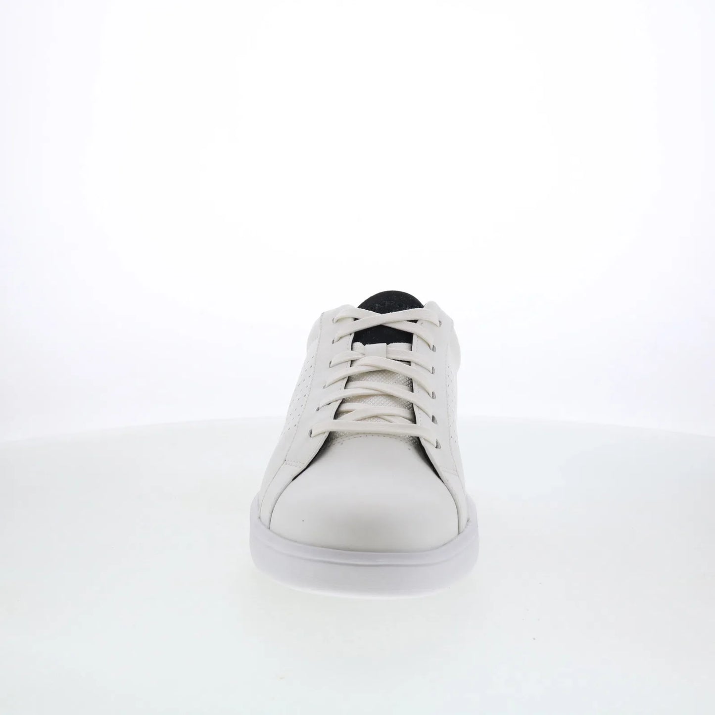 Rockport Tristen Lace Up Mens White Wide Leather Lifestyle Sneakers Shoes