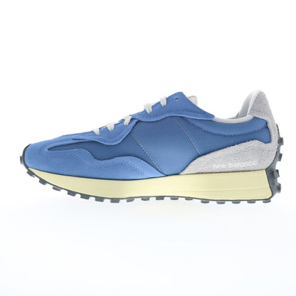 New Balance 327 U327WRA Mens Blue Suede Lace Up Lifestyle Sneakers Shoes