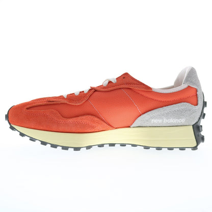 New Balance 327 U327WRC Mens Orange Suede Lace Up Lifestyle Sneakers Shoes