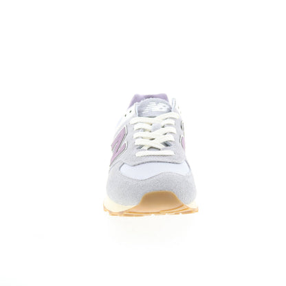New Balance 574 U574YGD Mens Gray Suede Lace Up Lifestyle Sneakers Shoes