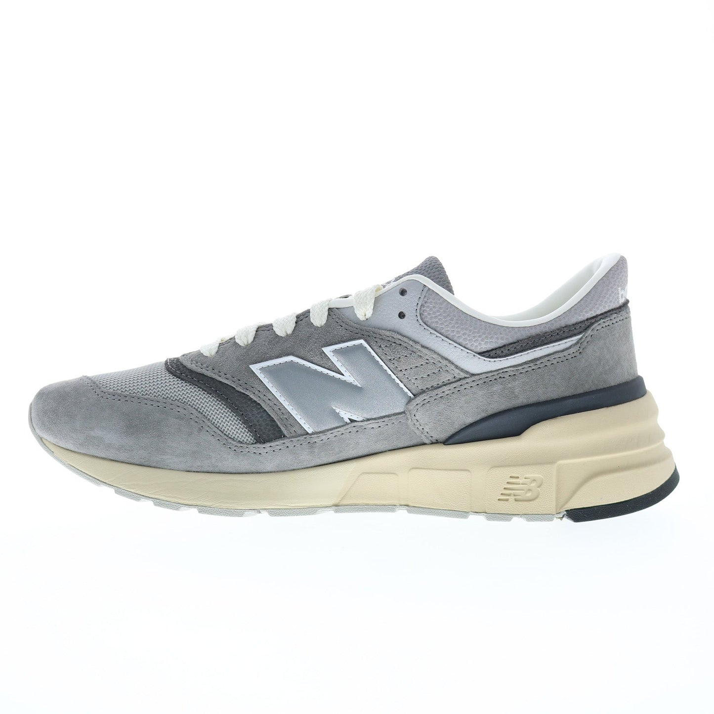 New Balance 997R U997RHA Mens Gray Suede Lace Up Lifestyle Sneakers Shoes