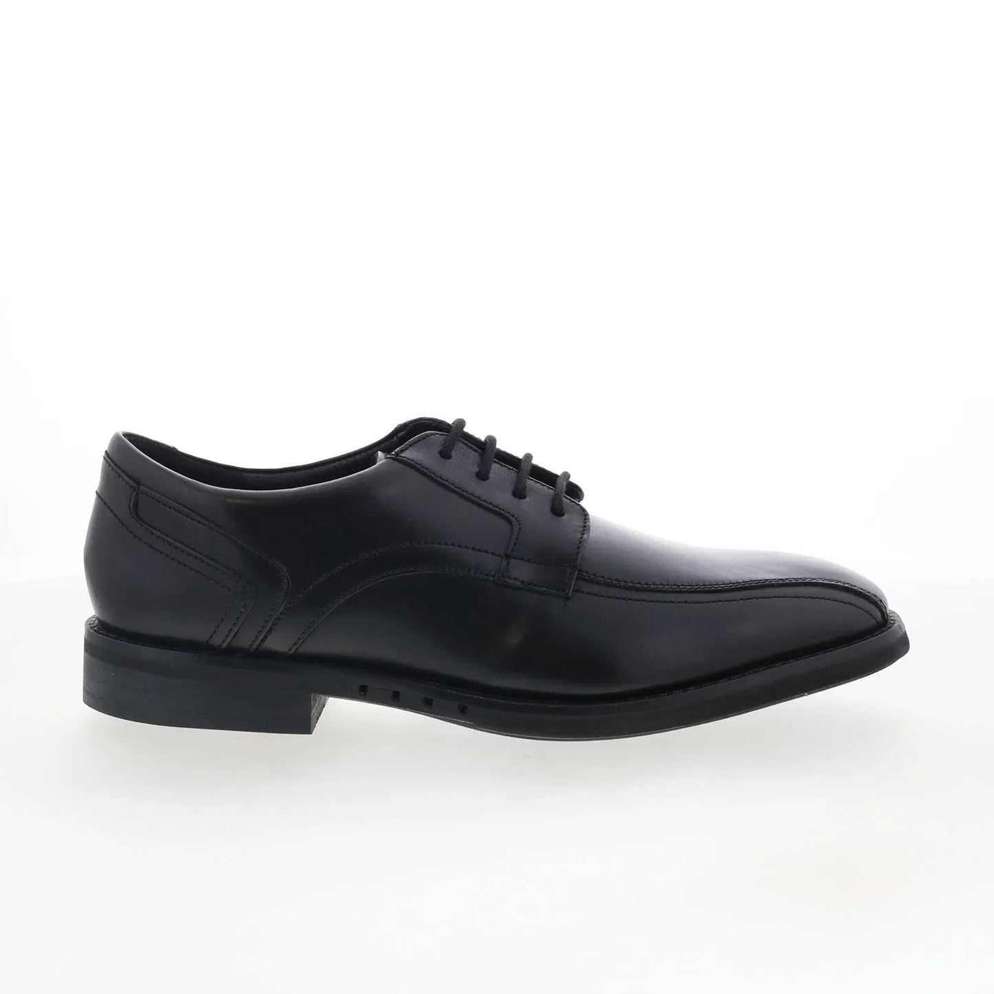 Clarks Un Hugh Way 26169530 Mens Black Oxfords & Lace Ups Casual Shoes