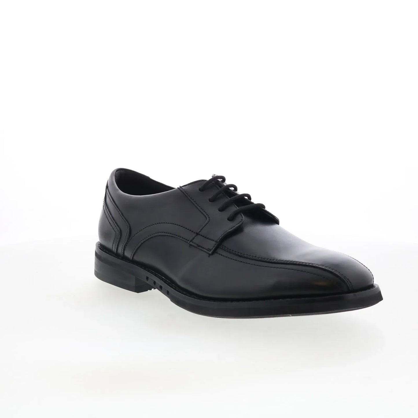 Clarks Un Hugh Way 26169530 Mens Black Oxfords & Lace Ups Casual Shoes
