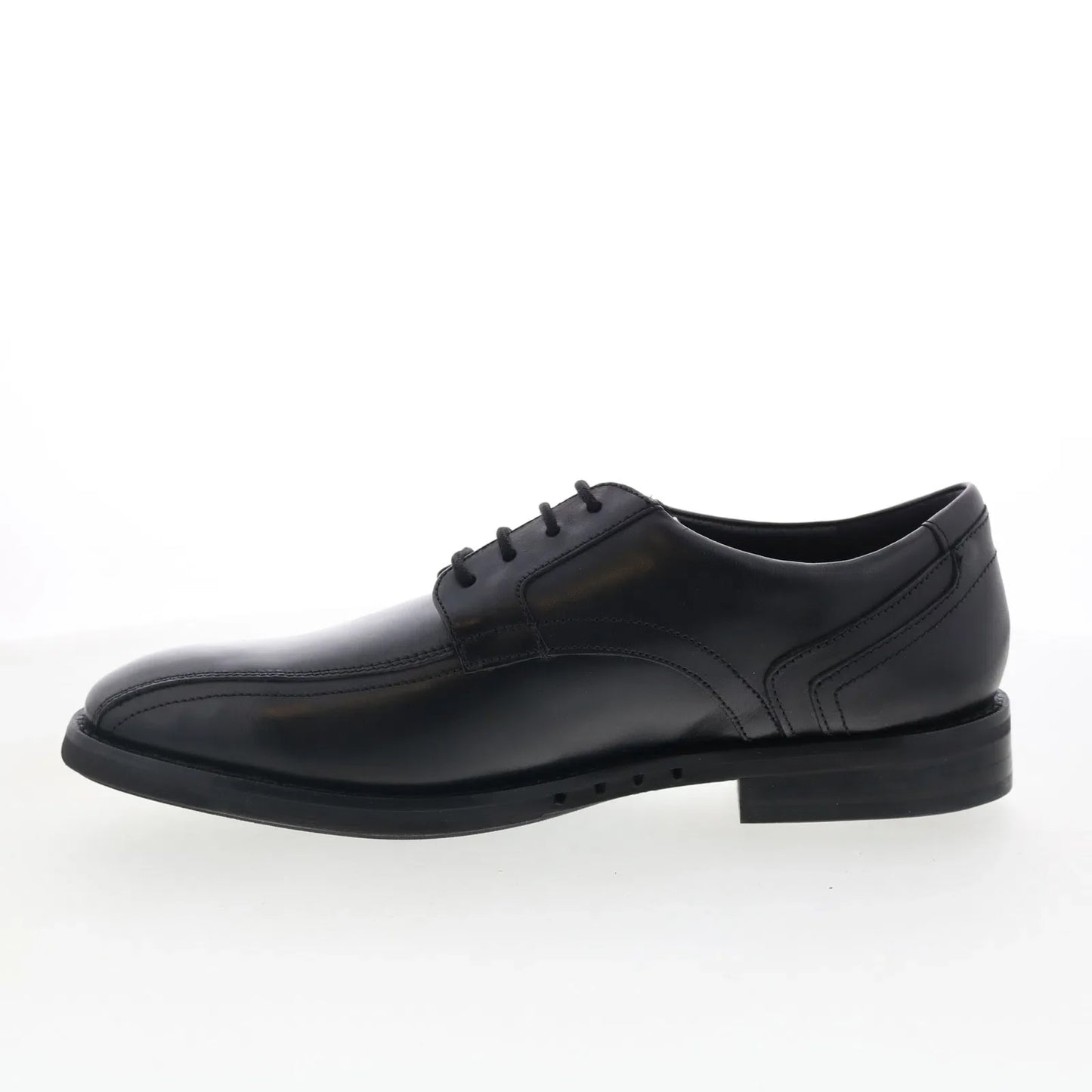 Clarks Un Hugh Way 26169530 Mens Black Oxfords & Lace Ups Casual Shoes